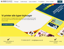 Tablet Screenshot of digisource.dk